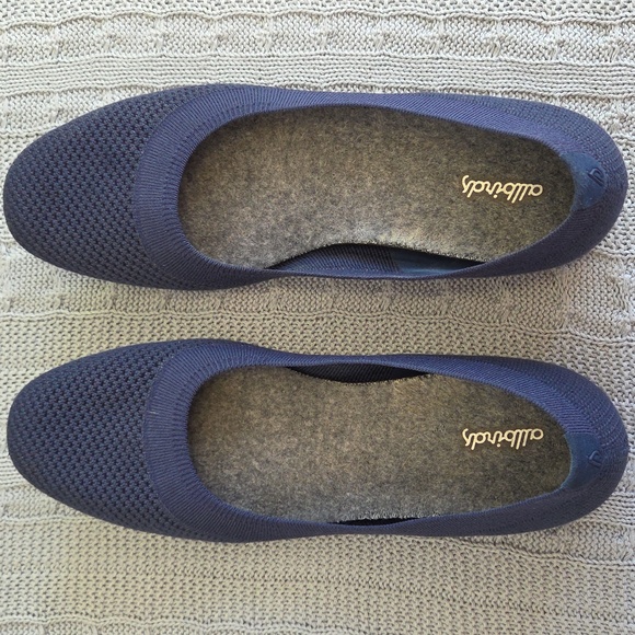 allbirds Shoes - Allbirds Tree Breezer Navy Blue Womens Flats Size 10.5 EUC